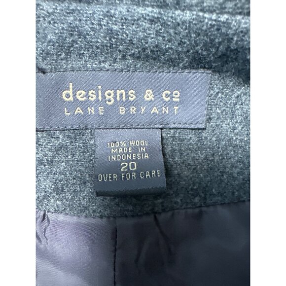 Design & Co Lane Bryant Wool Work Blazer Jacket Women's Size 20 - Picture 5 of 7